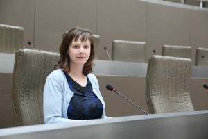 Freya Saeys in Vlaams Parlement